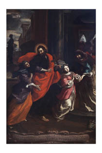 Giovanni Bartolomeo Caravoglia - San Paolo accompagna Santa Tecla nella casa di Trifena