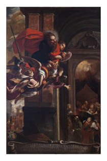 Giovanni Bartolomeo Caravolia - San Paolo portato dalla Vergine morente
