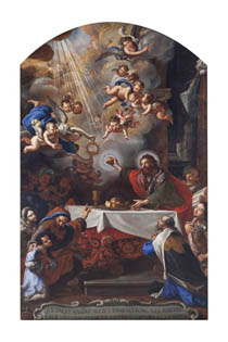 Giovanni Battista Caravoglia - San Paolo celebra l'Eucarestia